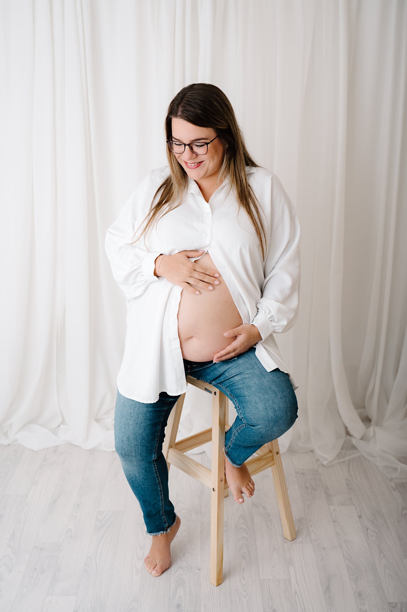 Curvy Babybauchshooting NRW, Curvy Babybauchfotografie NRW