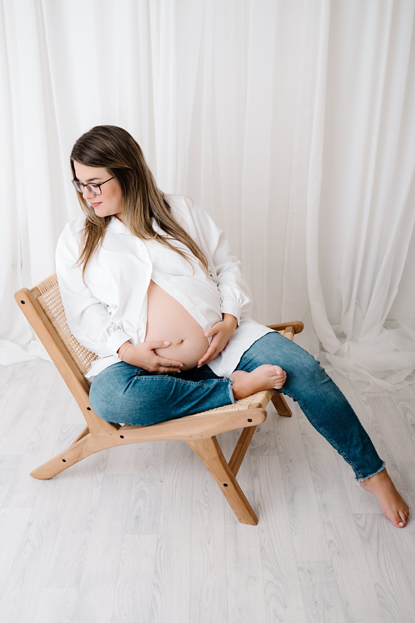 Curvy Babybauchshooting NRW, Curvy Babybauchfotografie NRW