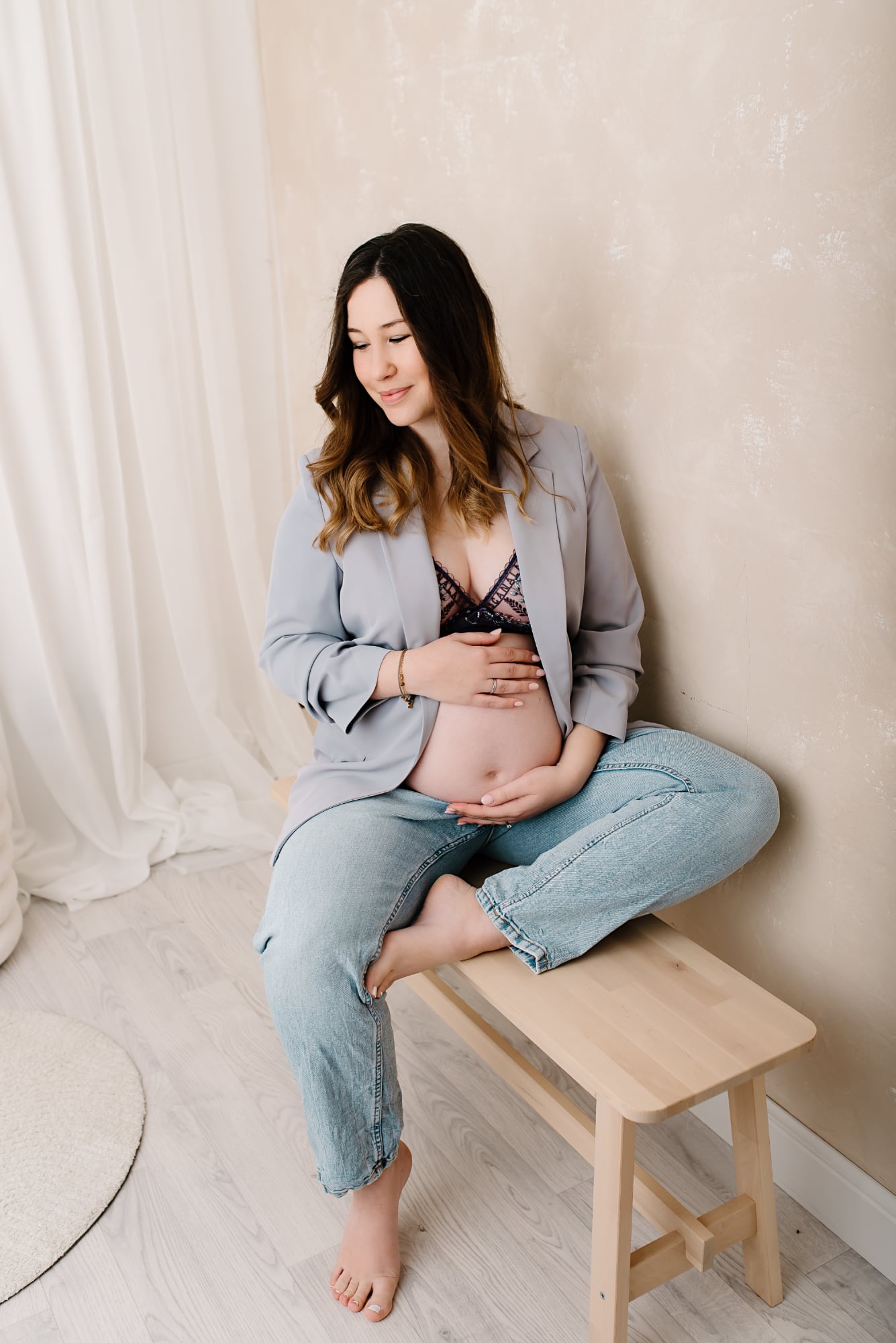 Curvy Babybauchshooting NRW, Curvy Babybauchfotografie NRW