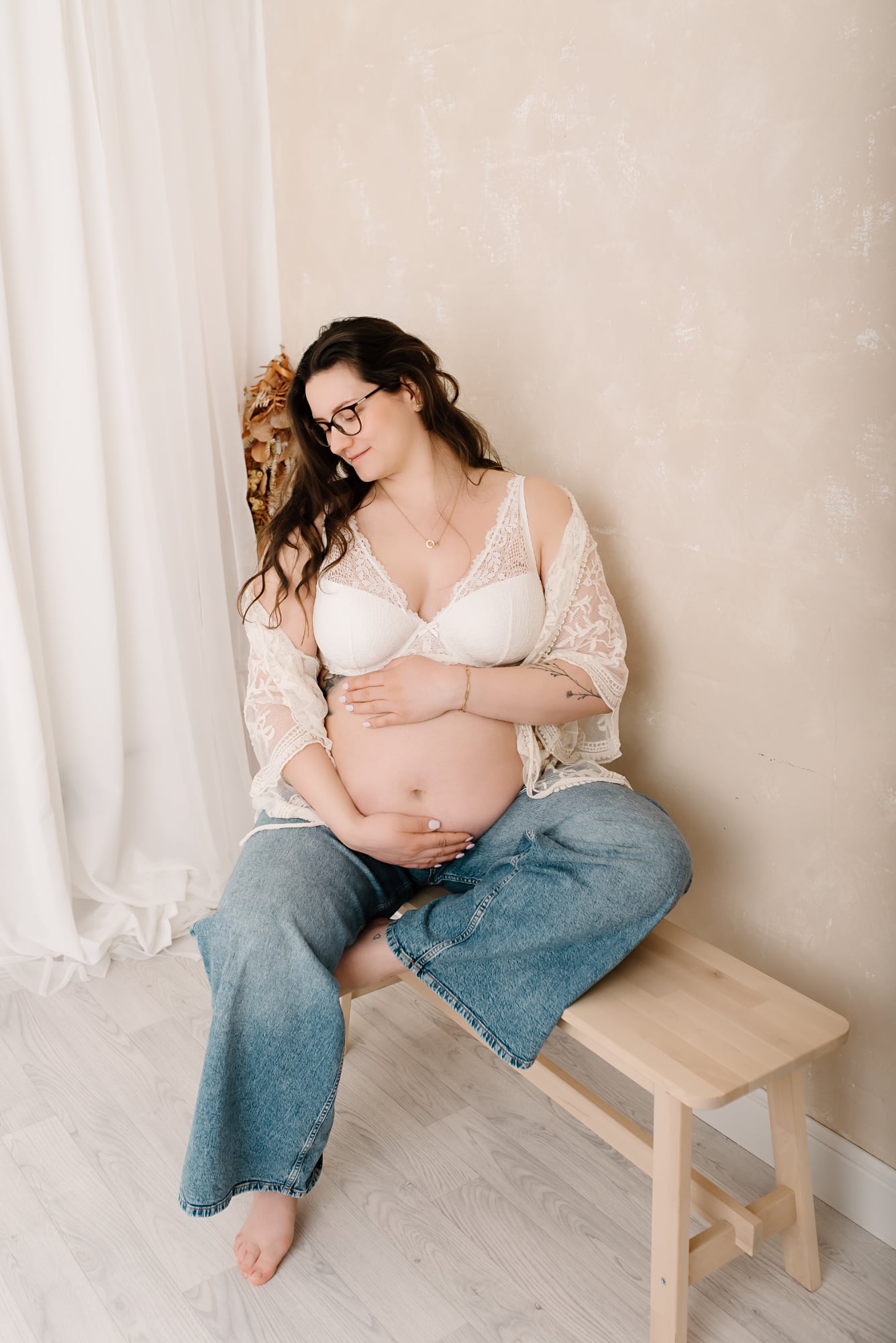 Curvy Babybauchfotografie Monheim, Curvy Babybauchshooting Monheim