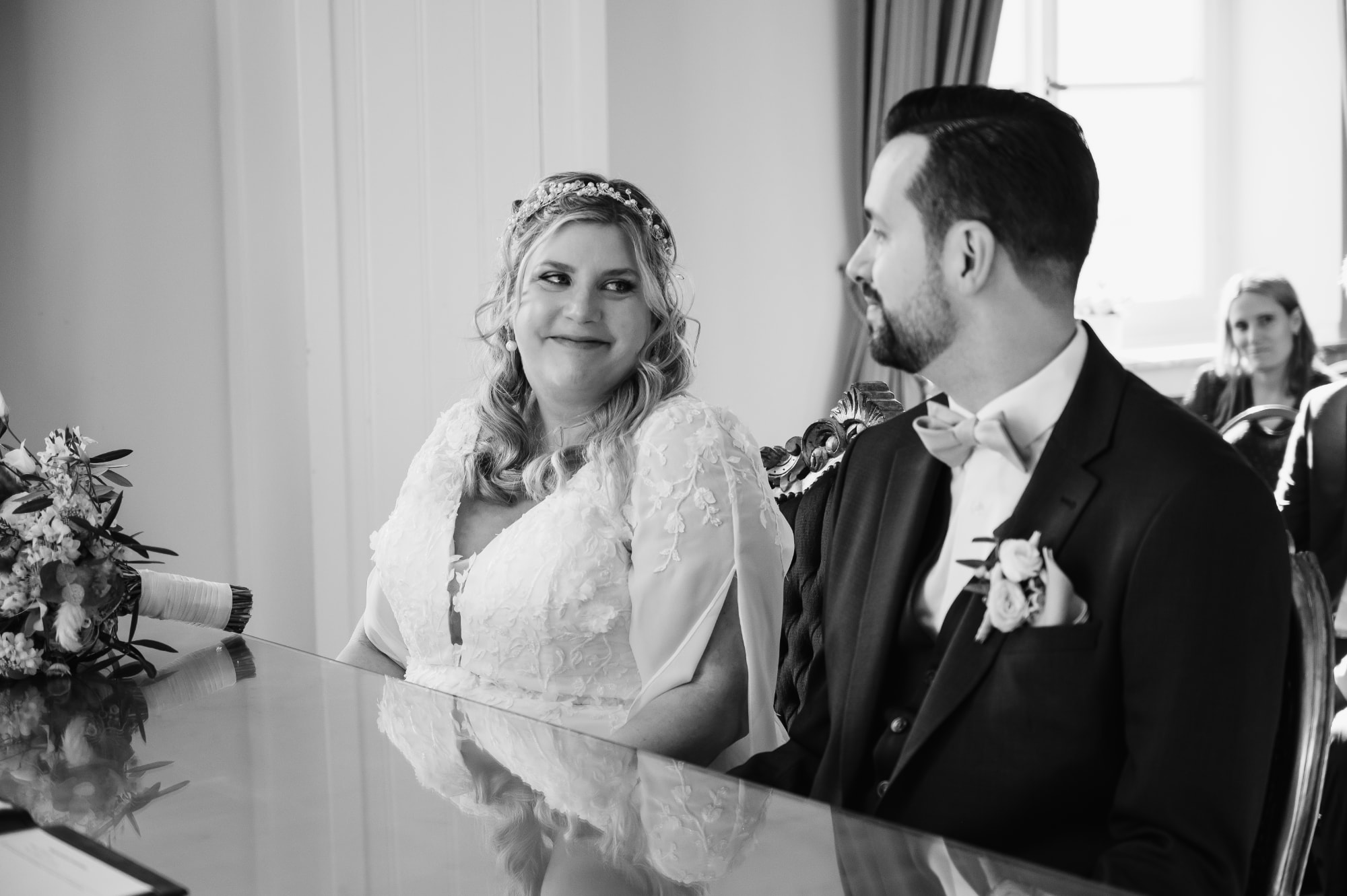 Standesamtliche Trauung, Hochzeitsfotos Monheim, Hochzeitsfotos Schloss Eller, Materne Fotografie